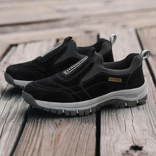 Dallader Orthopedic Walking Shoes Hiking Shoes Mens, Dallader Men's Comfortable Waterproof Orthopedic Walking Hiking Shoe, Auguscare Shoe, Men's Slip On Sneakers Anti-Slip Walking Sneakers2
