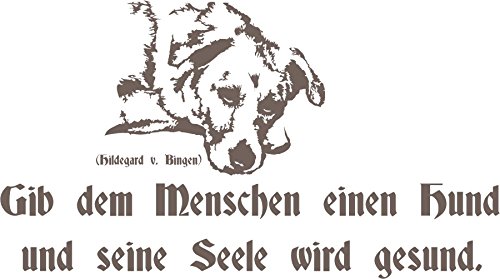 Wandtattoo – „Hunde Und Katzen Sind Engel...“, 1000x600 Mm, Selbstklebend, Für Tapete, Putz, Holz & Glas