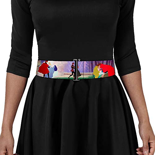 Disney Belt, Cinch Belt Sleeping Beauty Prince Scenes, 3.0 Inch Wide, Adjustable3