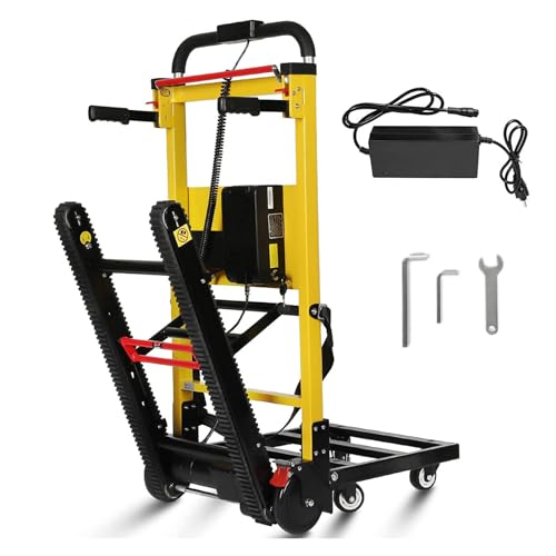 Kngiybo Carretilla De Mano Eléctrica Para Subir Escaleras, Carretilla Manual De Aluminio Liviano, Carretilla Eléctrica Para Subir Escaleras Para Moverse, Portador De Carga Para Facilitar La Colocación