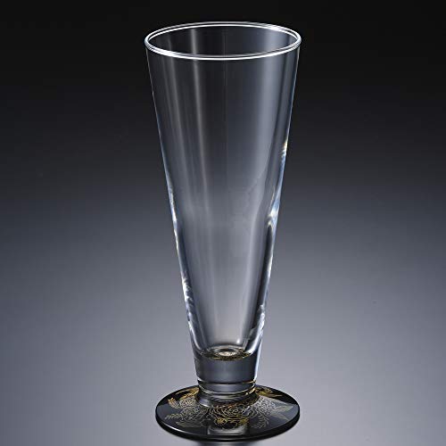 Set de 2 vasos Pilsner decorados dorado y plata miniatura 4