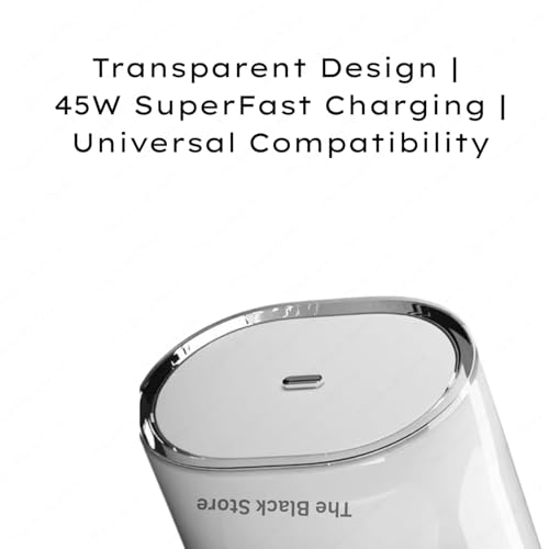 Image of Original 45W PD Charging Adapter Compatible with N0thing Phone 2a, 2, 1 & Others No-Thing Devices (83S000839)