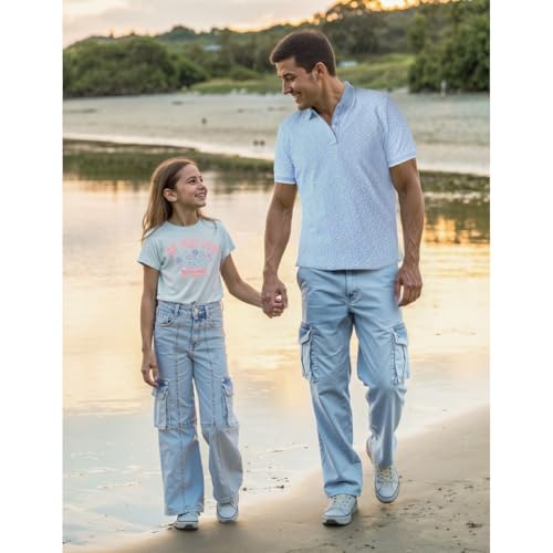 Image of U.S. Polo ASSN. Printed Slim Fit Polo T Shirts for Men - 100% Cotton, Half Sleeves Mens Tshirt