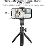 Ulanzi ST-22 360º obrotowy i uchylny uchwyt na telefon do statywu – z 2 uchwytami Cold Shoe-mounts