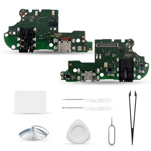 ExtKry Connettore di Ricarica Sostituzione per Huawei P Smart 2020/2019 Caricatore Port di Ricarica Porta Caricabatterie Microfono Jack Audio + Kit di Riparazione