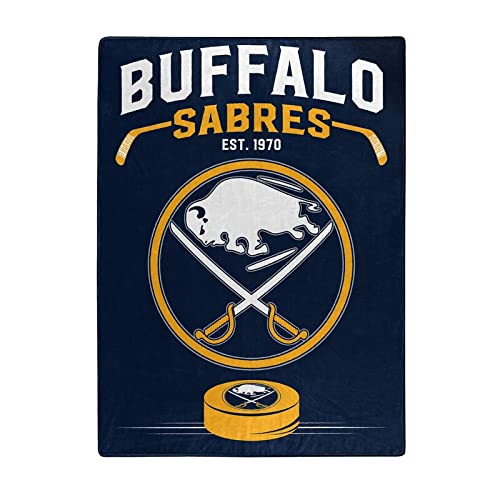 NORTHWEST Company Buffalo Sabres Inspired Raschel Throw Blanket