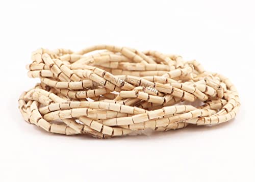 Image of ARKAM Unisex Adult Tulsi Kanthi Mala Certified /Natural Tulasi Kanthi Mala /Original Tulsi Kanthi (Size: 3mm, Length: 18 Inches) Set Of 2 Mala