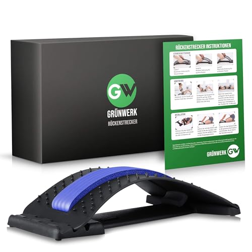 (inkl. Deutscher Anleitung & Trainingsplan) GW® Rückenstrecker 2.0 I...