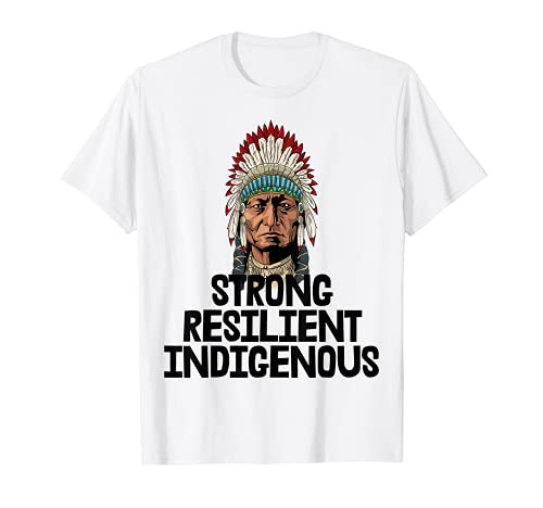 Camiseta de pueblo indígena fuerte resistencia Camiseta