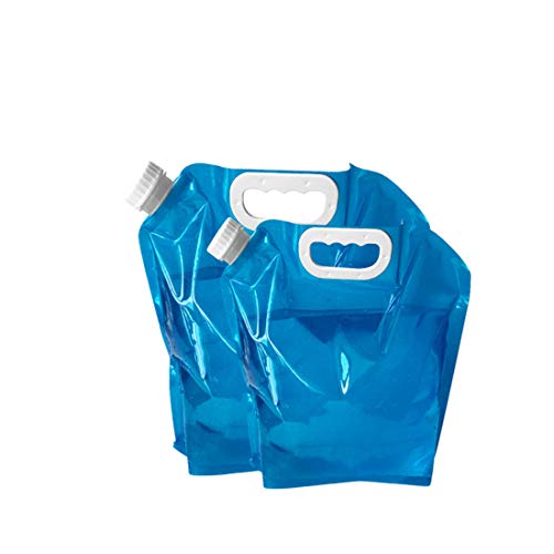 HuktDerウォーターバッグ ウォータータンク 給水袋 アウトドアアクセサリー 貯水バッグ 防災 食品グレード 旅行 登山 避難 スポーツ アウトドア用 5L+10L