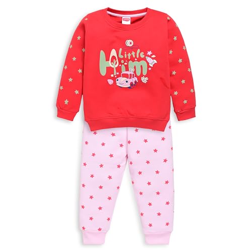 Image of LuvLap Baby Boys Full Sleeve Sweatshirt & Pyjama Set Pack of 1