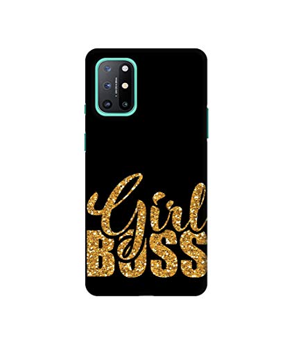 Image of Amazon Brand - Solimo Designer Sparkle Girl Boss 3D Printed Hard Back Case Mobile Cover for OnePlus 8T