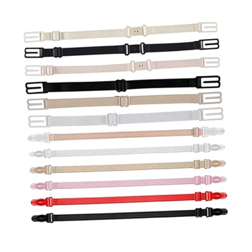 FRCOLOR Hebilla anti-hebilla hebilla de hombro de sujetador negro no sujetadores frente aros sostén clips de correa correas de sujetador antideslizantes clips de sujetador