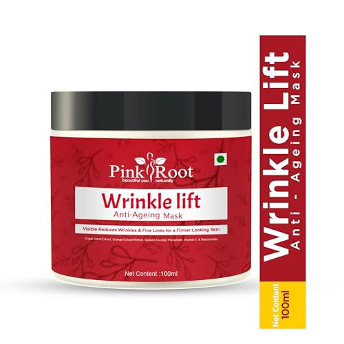 Image of Pink Root Wrinkle Lift Face Mask 100ml, Reduces Fine Lines & Wrinkles, Intensely Boosts Radiance, nourishes & lifts skin