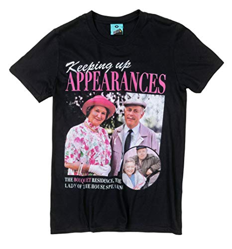 T-shirt noir Keeping Up Appearances TruffleShuffle pour fans de séries