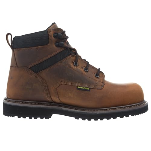 Thorogood Job-Site Series 6" Composite Safety Toe Waterproof Leather Work Boots for Men with Slip-Resistant Outsole4