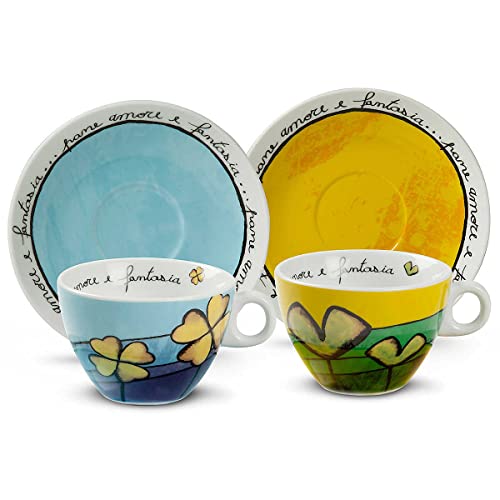 Design Made in Italy Egan Set 2 Tazze Cappuccino Paf