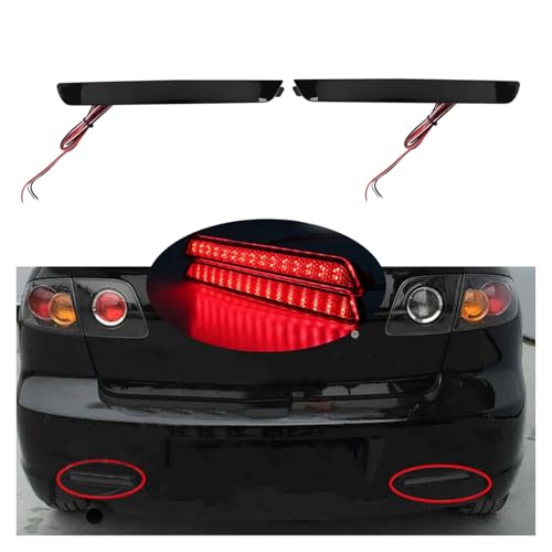 3ème feu stop de pare-chocs arrière étanche anti-brouillard pour Mazda 3