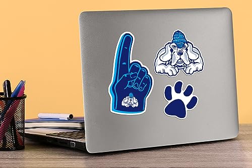 Image of John Jay College of Criminal Justice 8ct Vinyl Large Deluxe Stickers Variety Pack - Laptop, Water Bottle, Scrapbooking, Tablet, Skateboard, Indoor /Outdoor - Set of 8