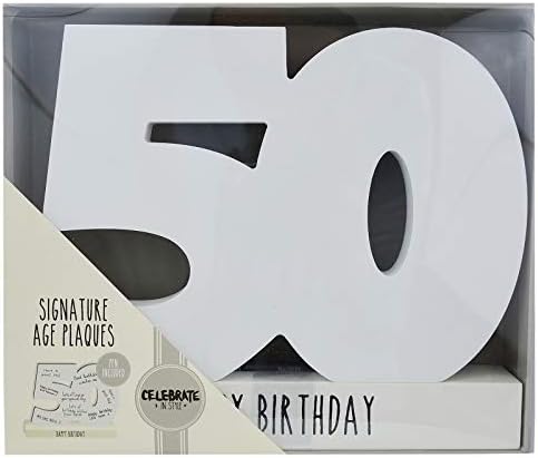 50th Birthday Signature Number
