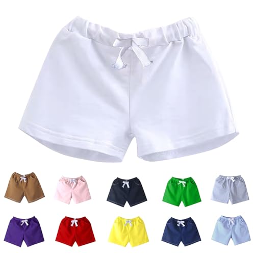 Toddler Baby Boy Elastic Waist Pull On Cotton Shorts for Littler Kids Girls Athletic Short Pants Baby Boy Clothing Set