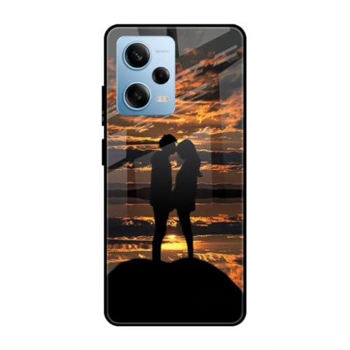 Image of SmashItUp Forever | Couple | Love Designer Printed TPU Metal Case Mobile Back Cover for Redmi Note 12 Pro 5G