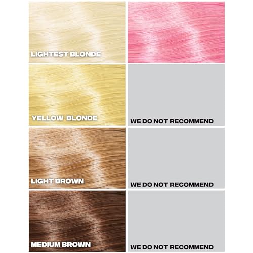 Good Dye Young Semi-Permanent Hair Color, Vegan and Cruelty-Free Pink Hair Dye, Last up to 24 Washes, Non-Damaging Conditioning Hair Color (5FL OZ, Pink Puff)