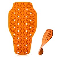 NICEWAT Rückenprotektor, Rückenprotektor Motorrad Abnehmbare, Motorrad Rückenprotektor, Motorrad Protektoren Flexibel und Atmungsaktiv für Motorrad Ski Snowboard, 42*23cm, Orange