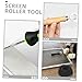 SEWACC 1set Screen Door Roller Tool Window Screen Repair Kit Rollers Hook and Adhesive Strip for Easy Installation of Various Window Types