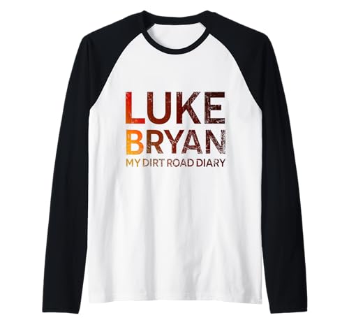 Luke Bryan - My Dirt Road Diary Raglan Baseball Tee