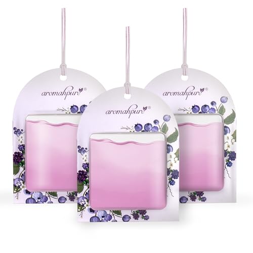 Image of Aromahpure Gel Wink Hanging Car Perfume | Long-Lasting Gel Based Car Air Freshener | Car Accessories | Last Up to 30 Days (Pack 3, Berry)