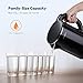 Electric Kettle, Miroco 1.5L Double Wall 100% Stainless Steel BPA-Free Cool Touch Tea Kettle with Overheating Protection, Cordless with Auto Shut-Off