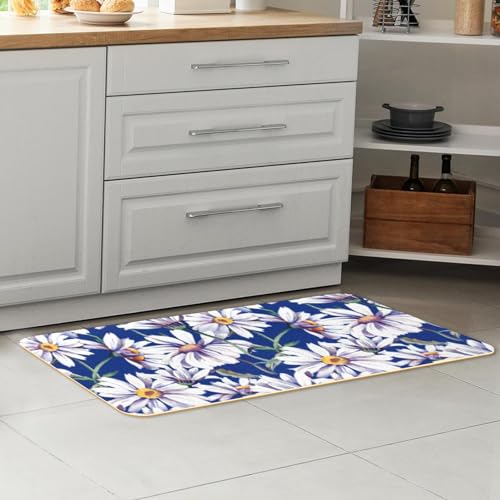 Alfombrilla de cocina absorbente lavable con base de goma antideslizante 7