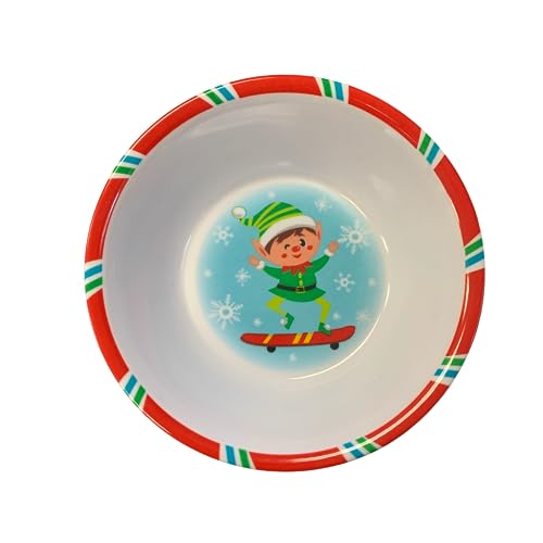 Clear Above Christmas Melamine For Kids 3 Section Divided Dish Plates Toddler Bowls Children'S Christmas Plates thumb #3