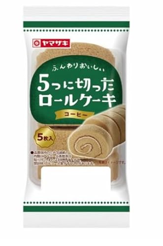 ヤマザキパン 5つに切ったロールケーキ（コーヒー） ３個set