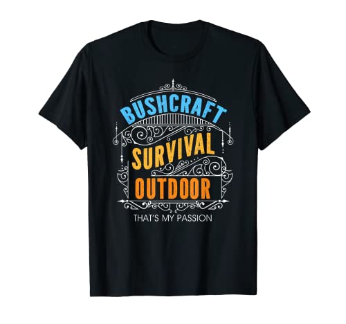 Bushcraft Survival Outdoor Design für Wildnis-Überlebende T-Shirt