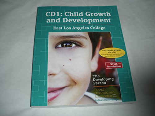 CD1: Child Growth and Development East Los Ange... 131904221X Book Cover