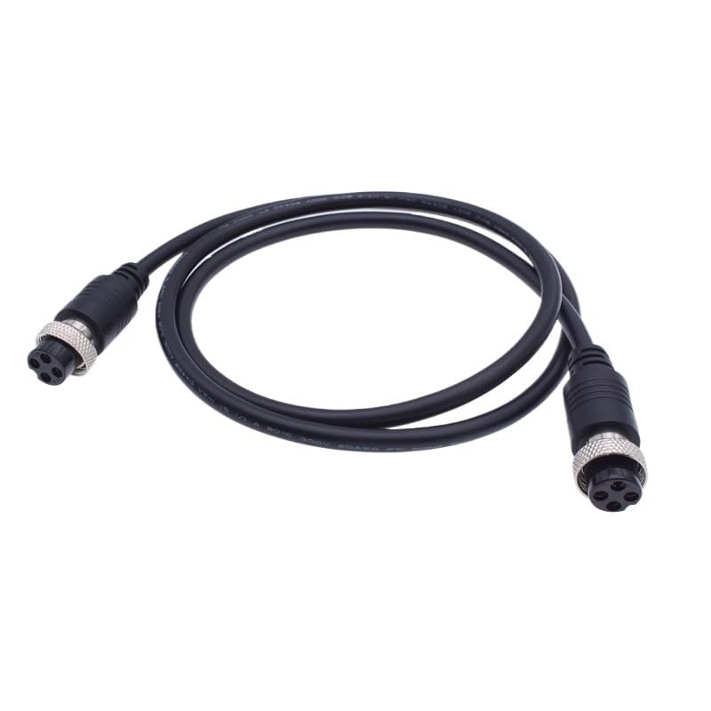 GX16 4 Pin core 4 P Single Extension Cable Aviation Connector for Camera Security DVR Plug 1 3 5meter(GX16-4female Female,3meter)