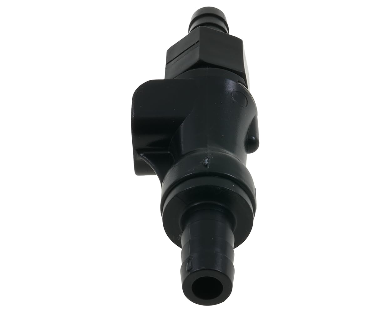 Raccord pour tuyau Essence Noir 8 mm | Fermeture automatique, plastique résistant à l'essence, environ Débit de 4,9 mm, partie mâle et femelle, tuyau de 8 mm