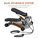 Knee-Safe Mini Stepper, 38 Degree V-Step, 300LBS with Bands