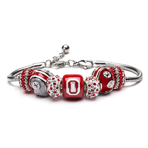 Ohio State Brutus Buckeye Charm Bracelet Jewelry