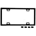 Custom Accessories 92560 Black Elite Metal License Plate Frame with Caps