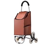 MEVZHH Camiones de Mano Móviles Aleación de Aluminio Carro de Compras de Escaleras de Seis Ruedas Carro de Equipaje Portátil Plegable Carro de Coche Remolque Carros de Compras de Comestibles/C/a