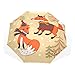 Umbrella Winter Lovely Fox 3 Se Plie léger Coupe-Vent Anti-UV