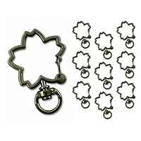 金属製キーホルダーセット 多様なデザイン29個 Amazon | 「キ01」20個入 キーホルダー パーツ 花 桜 ナスカン
