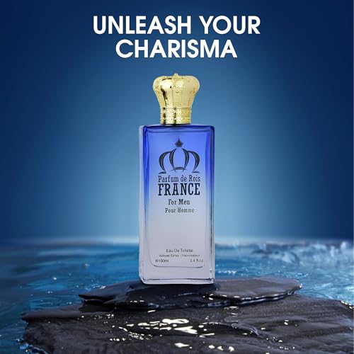 Parfum de Rois Sensual Woody Fragrance for Men | Long Lasting Cologne Aromatic Scent, Eau de Parfum Natural Spray - Great Holiday Gift, 3.4 Fl Oz/100 Ml