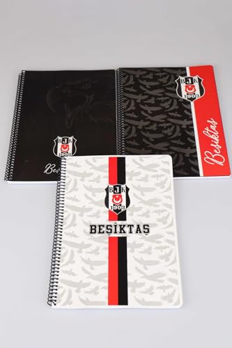 Dekomus Cep Defteri, Lisanslı, Spiralli, Kareli, A4, Karton Kapak, 72 Yaprak