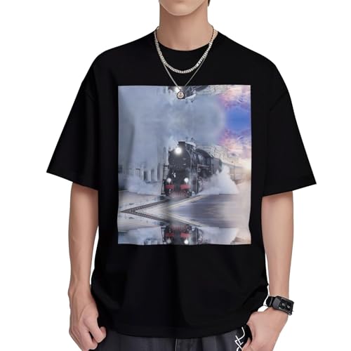 T-shirt coton doux train à vapeur vêtement femme col rond manches courtes