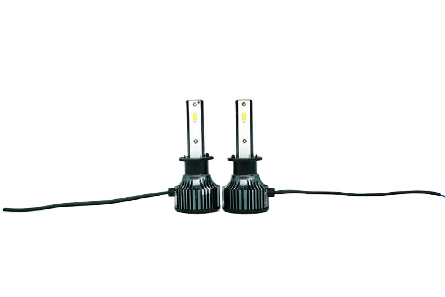 Ampoules de phares de voiture LED compatibles avec H1 H4 H7 H8 H11 HB3 HB4 HIR2 12V 6000K blanc 2 pièces