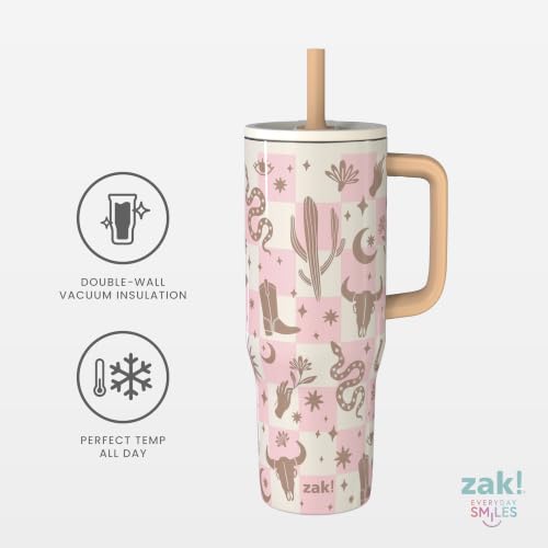 Image of Zak Designs Desert Dreams 30 oz Spill-Proof Insulated Travel Tumbler